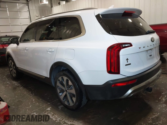 2021 Kia Telluride S with VIN 5XYP6DHC3MG163437, listed as a IAAI auction lot 42214466 with 114,329 mi miles and . Bid and sale history available at DreamBid. Image 3.