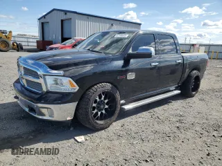 2014 Ram 1500 Longhorn with VIN 1C6RR7PM1ES313429, listed as a Copart auction lot 62146625 with 160,360 mi miles and Clean title. Bid and sale history available at DreamBid. Image 1.