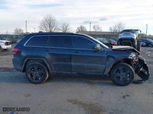 2015 Jeep Grand Cherokee Altitude with VIN 1C4RJFAG2FC631228, listed as a IAAI auction lot 41447896 with 1 mi miles. Bid and sale history available at carsss.com. Image 14.