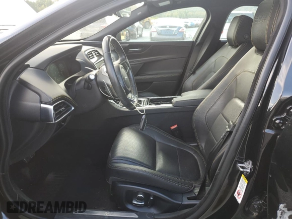 2019 Jaguar XE with VIN SAJAP4GX7KCP46071, listed as a Copart auction lot 72891594 with 27,808 mi miles and Salvage Title. Bid and sale history available at DreamBid. Image 7.
