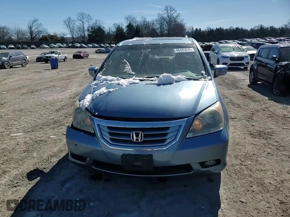 2008 Honda Odyssey Touring with VIN 5FNRL38948B113384, listed as a Copart auction lot 46405045 with 179,520 mi miles and Salvage Title. Bid and sale history available at carsss.com. Image 12.