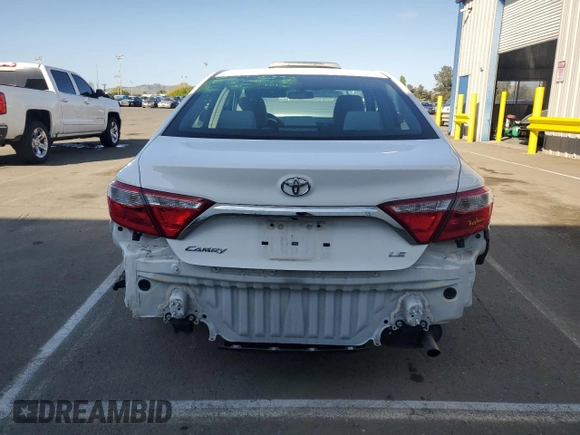 2015 Toyota Camry XLE with VIN 4T4BF1FK8FR487389, listed as a Copart auction lot 53485145 with 42,015 mi miles and Salvage Title. Bid and sale history available at DreamBid. Image 6.