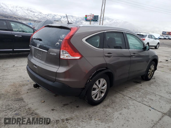 2014 Honda CR-V EX-L with VIN 2HKRM4H76EH623587, listed as a Copart auction lot 87026344 with 155,323 mi miles and Salvage Title. Bid and sale history available at DreamBid. Image 3.