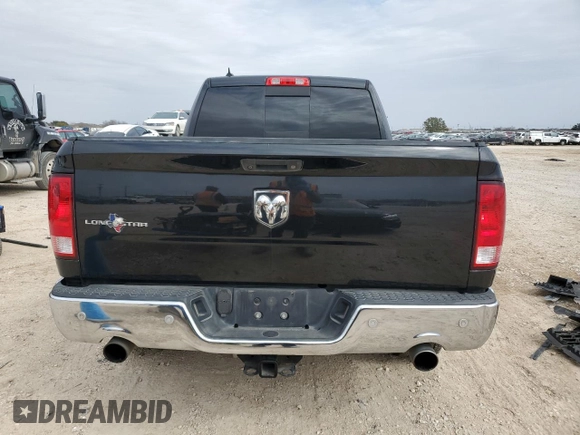 2015 Ram 1500 Lone Star with VIN 1C6RR6GT4FS615025, listed as a Copart auction lot 44972485 with 104,747 mi miles and Salvage Title. Bid and sale history available at carsss.com. Image 6.
