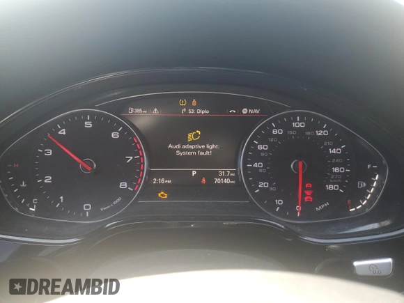 2018 Audi A8 z VIN WAU44AFD5JN000311, wystawiony jako Copart lot #72820344 z przebiegiem 70 140 mil mil oraz Szkoda całkowita • Salvage title. Historia ofert i sprzedaży dostępna na DreamBid. Obrazek 9.