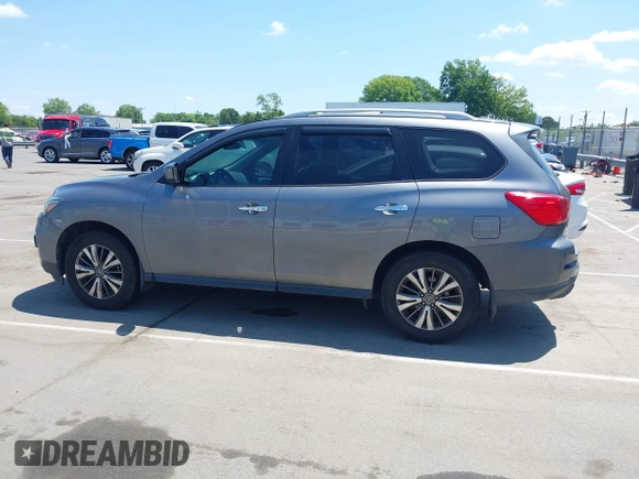2018 Nissan Pathfinder S with VIN 5N1DR2MM6JC620315, listed as a IAAI auction lot 42225525 with 102,413 mi miles and . Bid and sale history available at DreamBid. Image 14.