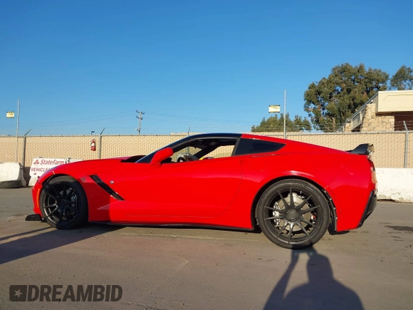 2019 Chevrolet Corvette 2LT with VIN 1G1YD2D75K5107912, listed as a IAAI auction lot 41334011 with 49,070 mi miles. Bid and sale history available at carsss.com. Image 14.
