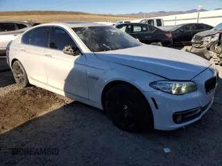 2016 BMW 5 Series 528i with VIN WBA5A5C59GG353844, listed as a Copart auction lot 47310545 with 76,695 mi miles and Salvage Title. Bid and sale history available at carsss.com. Image 4.
