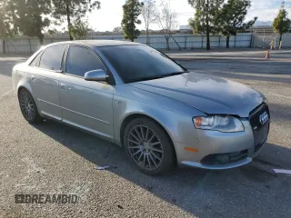 2007 Audi A4 2.0T with VIN WAUBF78E87A113423, listed as a Copart auction lot 43648765 with 114,734 mi miles and Salvage Title. Bid and sale history available at carsss.com. Image 4.