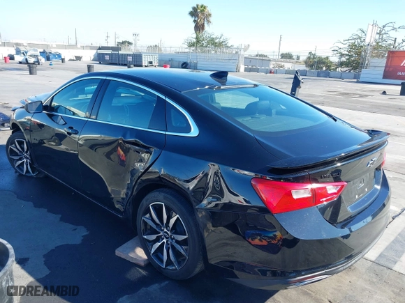 2020 Chevrolet Malibu RS with VIN 1G1ZG5ST9LF153199, listed as a IAAI auction lot 40483008 with 25,744 mi miles. Bid and sale history available at carsss.com. Image 3.