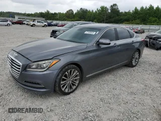 2016 Hyundai Genesis 3.8L z VIN KMHGN4JE9GU141956, wystawiony jako Copart lot #57430545 z przebiegiem 220 662 mil mil oraz Czysty tytuł • Clean title. Historia ofert i sprzedaży dostępna na DreamBid. Obrazek 1.