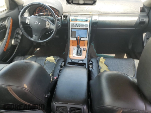2006 Infiniti G35 with VIN JNKCV51F06M608342, listed as a Copart auction lot 57423235 with 166,928 mi miles and Clean Title. Bid and sale history available at DreamBid. Image 8.