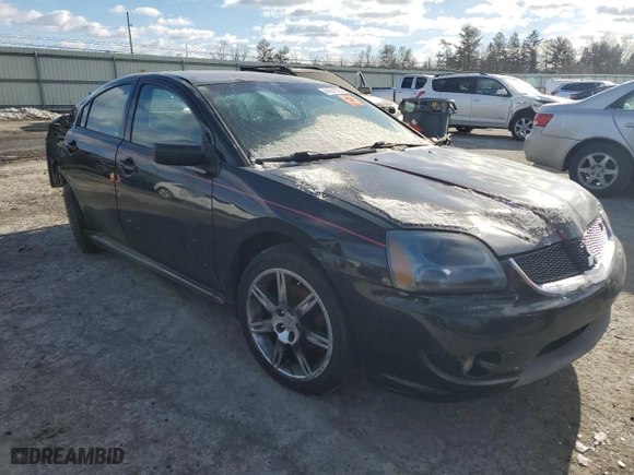 2007 Mitsubishi Galant Ralliart with VIN 4A3AB76T27E064527, listed as a Copart auction lot 41671925 with 195,286 mi miles and Salvage Title. Bid and sale history available at carsss.com. Image 4.