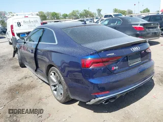 2018 Audi S5 Premium Plus z VIN WAUP4AF54JA027142, wystawiony jako IAAI lot #41856305 z przebiegiem 66 742 mil mil oraz . Historia ofert i sprzedaży dostępna na DreamBid. Obrazek 3.