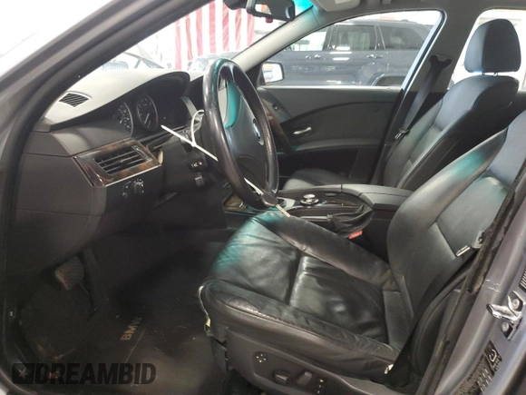 2004 BMW 5 Series 530i with VIN WBANA73554B812937, listed as a Copart auction lot 55138505 with 120,061 mi miles and Clean Title. Bid and sale history available at DreamBid. Image 7.