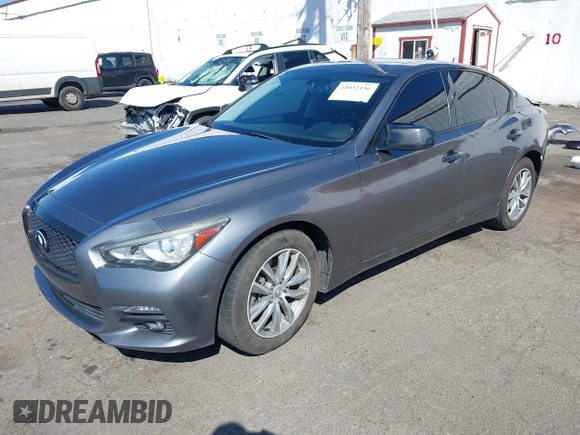 2014 Infiniti Q50 Premium with VIN JN1BV7AR4EM700364, listed as a IAAI auction lot 42032156 with 75,469 mi miles and . Bid and sale history available at DreamBid. Image 19.