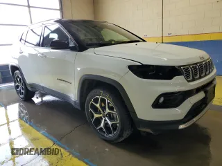 2025 Jeep Compass Limited with VIN 3C4NJDCN0ST509688, listed as a Copart auction lot 63526395 with 38,348 mi miles and Clean title. Bid and sale history available at DreamBid. Image 4.