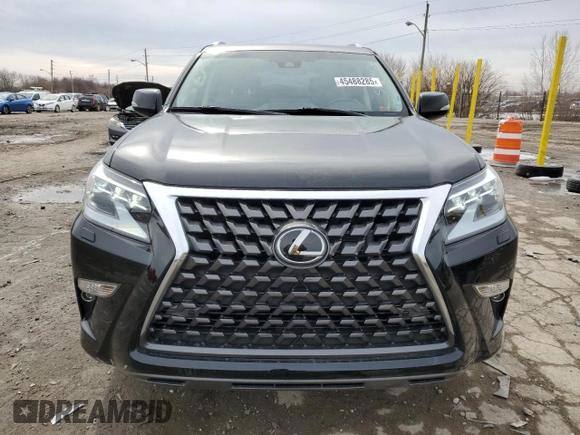 2023 Lexus GX with VIN JTJAM7BX6P5365787, listed as a Copart auction lot 45488285 with 22,101 mi miles and Salvage Title. Bid and sale history available at carsss.com. Image 5.