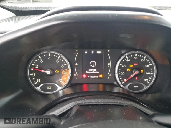 2015 Jeep Renegade Latitude with VIN ZACCJABT6FPC39465, listed as a Copart auction lot 45169835 with 110,209 mi miles and Salvage Title. Bid and sale history available at DreamBid. Image 9.