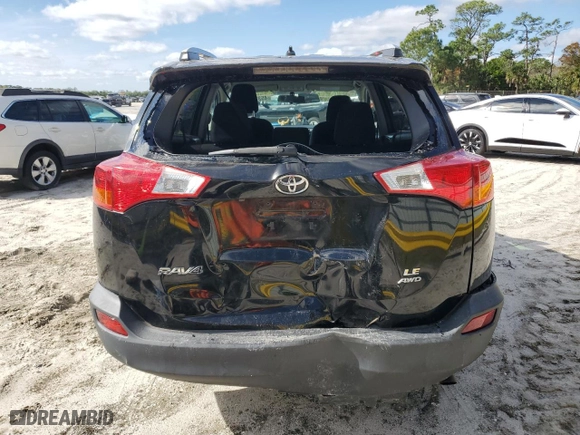 2014 Toyota RAV4 LE with VIN 2T3BFREV5EW146252, listed as a Copart auction lot 45379915 with 120,502 mi miles and Salvage Title. Bid and sale history available at carsss.com. Image 6.