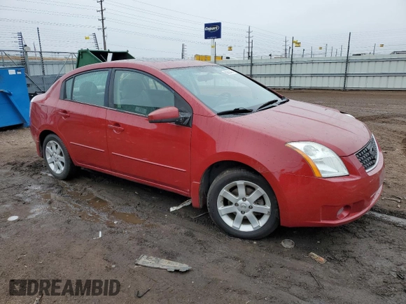 2009 Nissan Sentra 2.0 SL FE+ with VIN 3N1AB61E59L612824, listed as a Copart auction lot 59590465 with 188,607 mi miles and Salvage title. Bid and sale history available at DreamBid. Image 4.