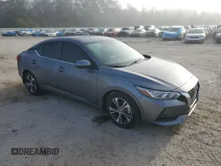 2021 Nissan Sentra SV with VIN 3N1AB8CV5MY210161, listed as a Copart auction lot 43628315 with 24,183 mi miles and Salvage Title. Bid and sale history available at DreamBid. Image 4.