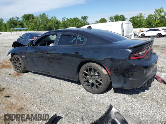 2019 Dodge Charger Scat Pack with VIN 2C3CDXGJ2KH753993, listed as a Copart auction lot 55736725 with 84,816 mi miles and Salvage title. Bid and sale history available at DreamBid. Image 2.