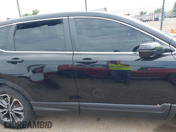 2021 Honda CR-V EX-L with VIN 2HKRW1H84MH424182, listed as a IAAI auction lot 42105121 with 56,672 mi miles and . Bid and sale history available at DreamBid. Image 13.