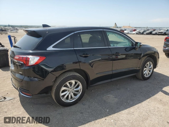 2016 Acura RDX Technology with VIN 5J8TB4H56GL012825, listed as a Copart auction lot 61005445 with 129,242 mi miles and Salvage title. Bid and sale history available at DreamBid. Image 3.