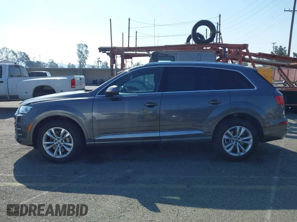 2019 Audi Q7 Premium with VIN WA1AHAF71KD016656, listed as a IAAI auction lot 41545261 with 63,394 mi miles and . Bid and sale history available at DreamBid. Image 13.