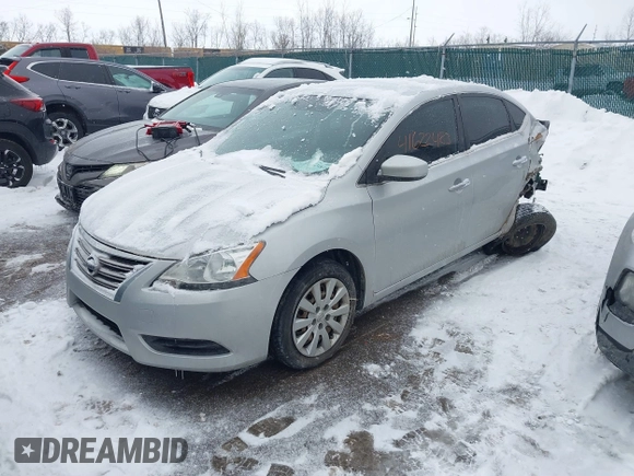 2013 Nissan Sentra SV with VIN 1N4AB7APXDN901698, listed as a IAAI auction lot 41622483 with 156,124 mi miles and . Bid and sale history available at DreamBid. Image 17.