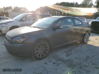 2005 Scion tC with VIN JTKDE177850037762, listed as a Copart auction lot 86132014 with 165,009 mi miles and Salvage Title. Bid and sale history available at carsss.com. Image 1.