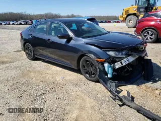 2019 Honda Civic Sedan LX with VIN 2HGFC2F65KH525466, listed as a Copart auction lot 49464965 with 76,506 mi miles and Salvage Title. Bid and sale history available at carsss.com. Image 11.