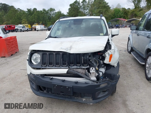 2017 Jeep Renegade Latitude with VIN ZACCJBBB7HPF65291, listed as a IAAI auction lot 41962386 with 45,705 mi miles. Bid and sale history available at carsss.com. Image 12.
