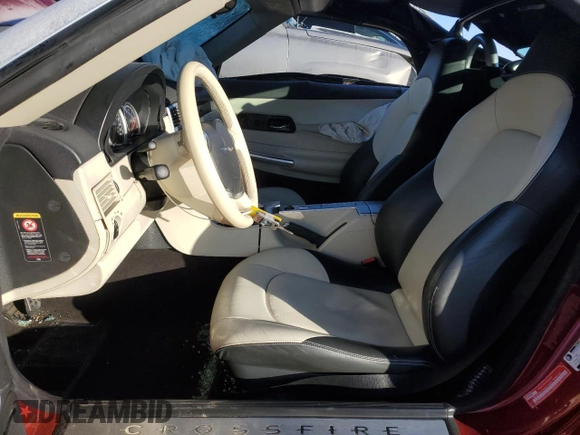 2006 Chrysler Crossfire Limited z VIN 1C3AN65L26X062452, wystawiony jako Copart lot #41878525 z przebiegiem 96 790 mil mil oraz Szkoda całkowita • Salvage title. Historia ofert i sprzedaży dostępna na DreamBid. Obrazek 7.