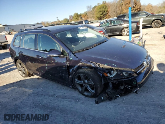 2015 Volkswagen Golf SportWagen TDI SE with VIN 3VWCA7AU8FM519577, listed as a Copart auction lot 74110623 with 78,303 mi miles. Bid and sale history available at carsss.com. Image 4.