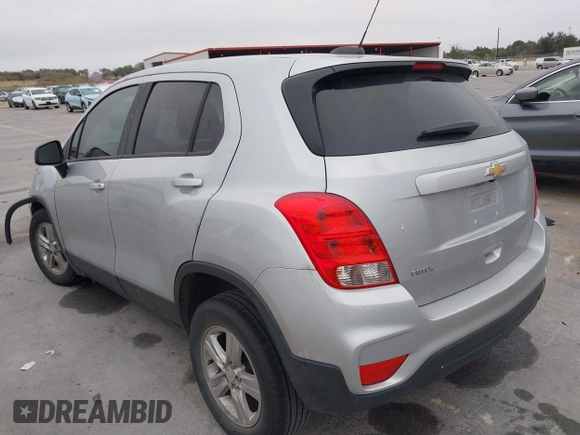 2020 Chevrolet Trax LS with VIN 3GNCJKSB2LL205578, listed as a IAAI auction lot 41487913 with 122,343 mi miles and . Bid and sale history available at DreamBid. Image 3.