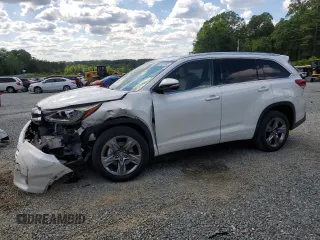 2017 Toyota Highlander Limited with VIN 5TDYZRFH6HS219547, listed as a Copart auction lot 55487995 with 129,617 mi miles and Salvage title. Bid and sale history available at DreamBid. Image 1.