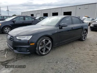2018 Audi S4 Premium Plus with VIN WAUB4AF46JA143542, listed as a Copart auction lot 74772824 with 57,687 mi miles and Salvage Title. Bid and sale history available at carsss.com. Image 1.