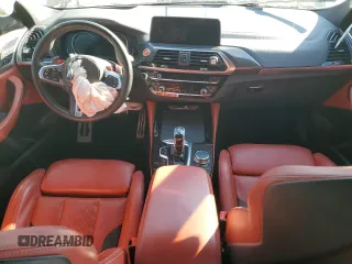 2020 BMW X4 M Competition z VIN 5YMUJ0C00L9C44560, wystawiony jako Copart lot #83274014 z przebiegiem Nie podano mil oraz Szkoda całkowita • Salvage title. Historia ofert i sprzedaży dostępna na DreamBid. Obrazek 8.
