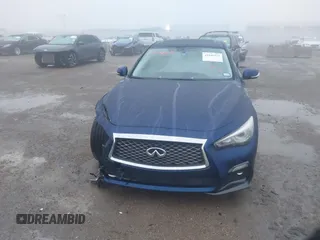 2019 Infiniti Q50 Luxe with VIN JN1EV7AP7KM519475, listed as a IAAI auction lot 41646571 with 39,155 mi miles and . Bid and sale history available at DreamBid. Image 13.