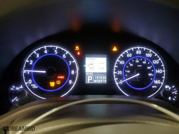 2012 Infiniti G37 Sedan x with VIN JN1CV6AR2CM681972, listed as a Copart auction lot 46988025 with 197,030 mi miles and Salvage Title. Bid and sale history available at carsss.com. Image 9.