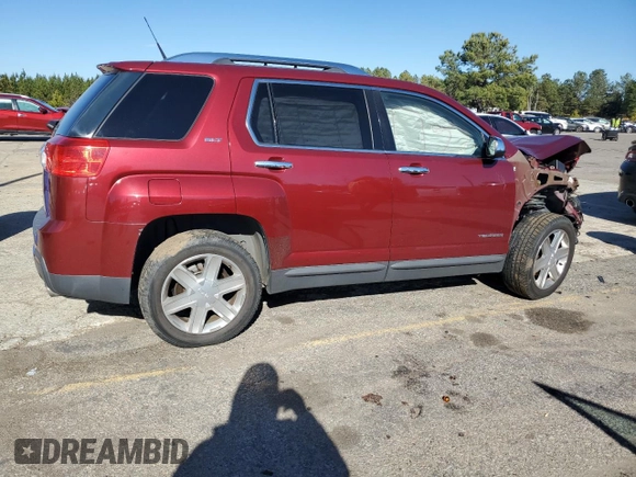 2010 GMC Terrain SLT-2 with VIN 2CTFLHEY2A6330458, listed as a Copart auction lot 88113095 with Not Provided miles and Salvage Title. Bid and sale history available at carsss.com. Image 3.