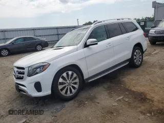 2017 Mercedes-Benz GLS 450 z VIN 4JGDF6EE7HA908616, wystawiony jako Copart lot #54451415 z przebiegiem 81 080 mil mil oraz Szkoda całkowita • Salvage title. Historia ofert i sprzedaży dostępna na DreamBid. Obrazek 1.