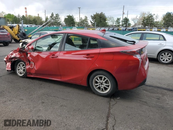 2016 Toyota Prius Two with VIN JTDKBRFU4G3516422, listed as a Copart auction lot 54629045 with 79,228 mi miles and Salvage Title. Bid and sale history available at DreamBid. Image 2.