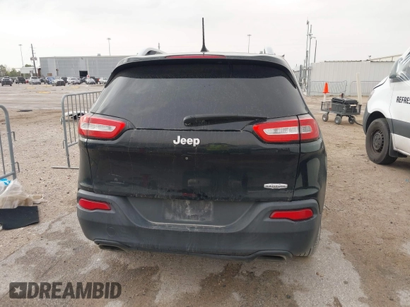 2018 Jeep Cherokee Latitude Plus with VIN 1C4PJLLX3JD503568, listed as a IAAI auction lot 41806496 with 166,224 mi miles. Bid and sale history available at carsss.com. Image 16.