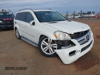 2010 Mercedes-Benz GL-Class GL 450 with VIN 4JGBF7BEXAA557644, listed as a IAAI auction lot 41862216 with 141,849 mi miles. Bid and sale history available at carsss.com. Image 1.