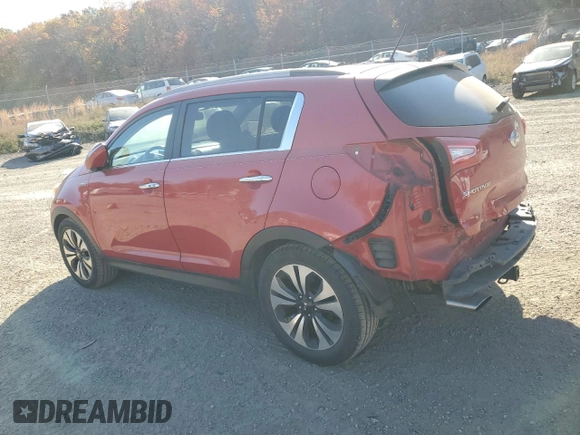 2013 Kia Sportage SX with VIN KNDPCCA67D7495160, listed as a Copart auction lot 78998724 with 142,863 mi miles and Salvage Title. Bid and sale history available at carsss.com. Image 2.
