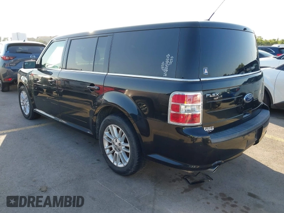 2013 Ford Flex SEL with VIN 2FMHK6C89DBD33136, listed as a IAAI auction lot 42019929 with 190,574 mi miles. Bid and sale history available at carsss.com. Image 3.