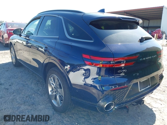 2023 Genesis GV70 Sport with VIN KMUMCDTC1PU083539, listed as a IAAI auction lot 42107968 with 21,169 mi miles and . Bid and sale history available at DreamBid. Image 3.